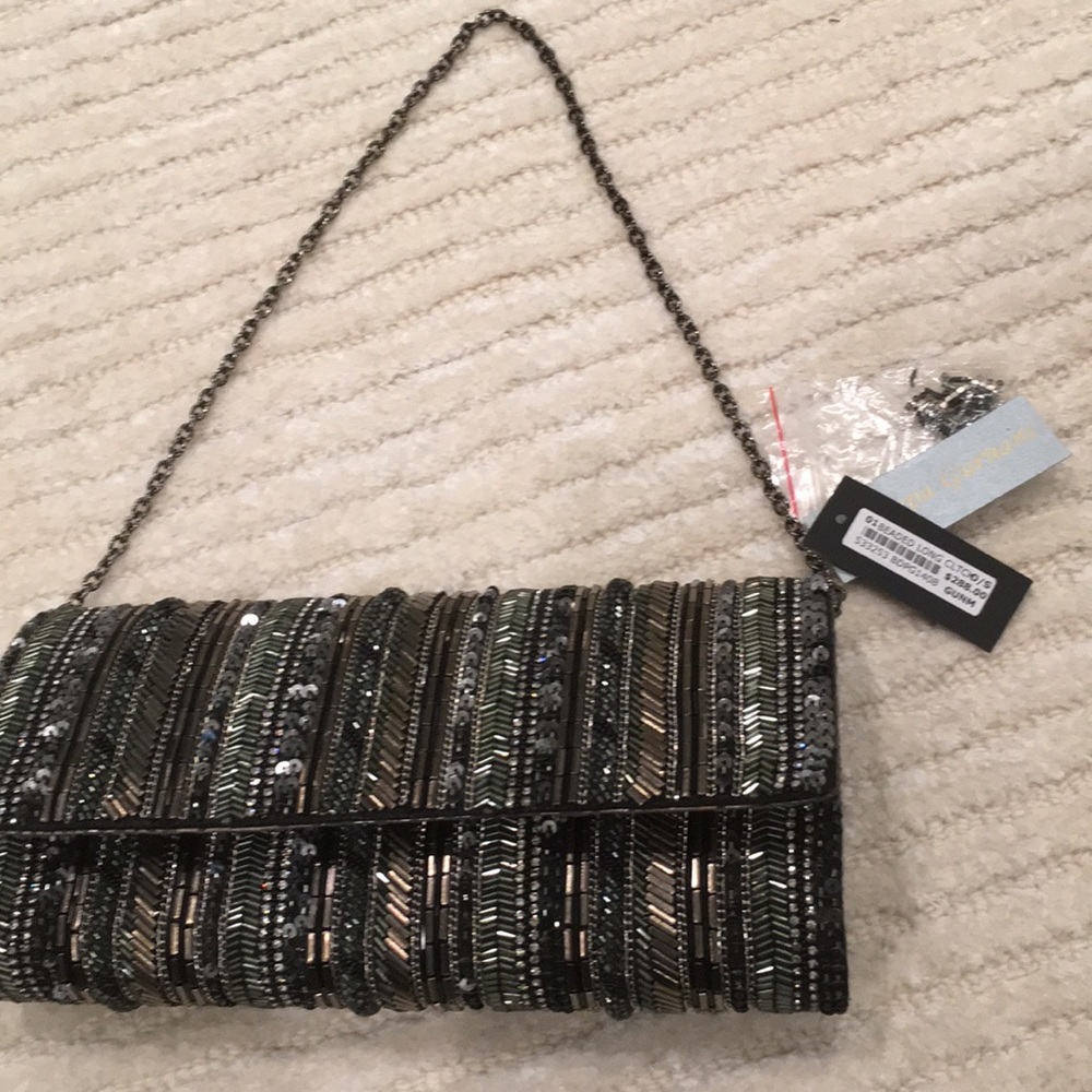 Deepa Gurani Beaded Long Clutch